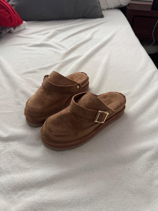 Madden Girl Suede Backstrap Clog - Brown - Picture 4 of 5